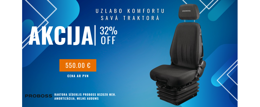 Traktora sēdeklis PROBOSS BS3520