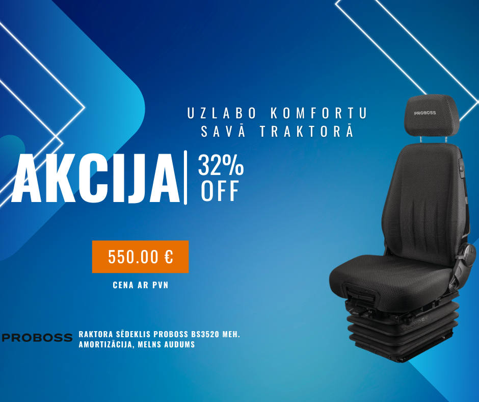 Traktora sēdeklis PROBOSS BS3520