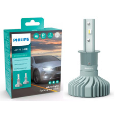 Philips LED Auto Spuldžu Pāris – Ultinon Pro5100 LED-HL, H3, 12W, 1100lm, 5800K