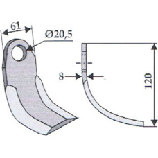 Granit Y-Veida nazis 63-IND-70 Perfect TunnissenStocks