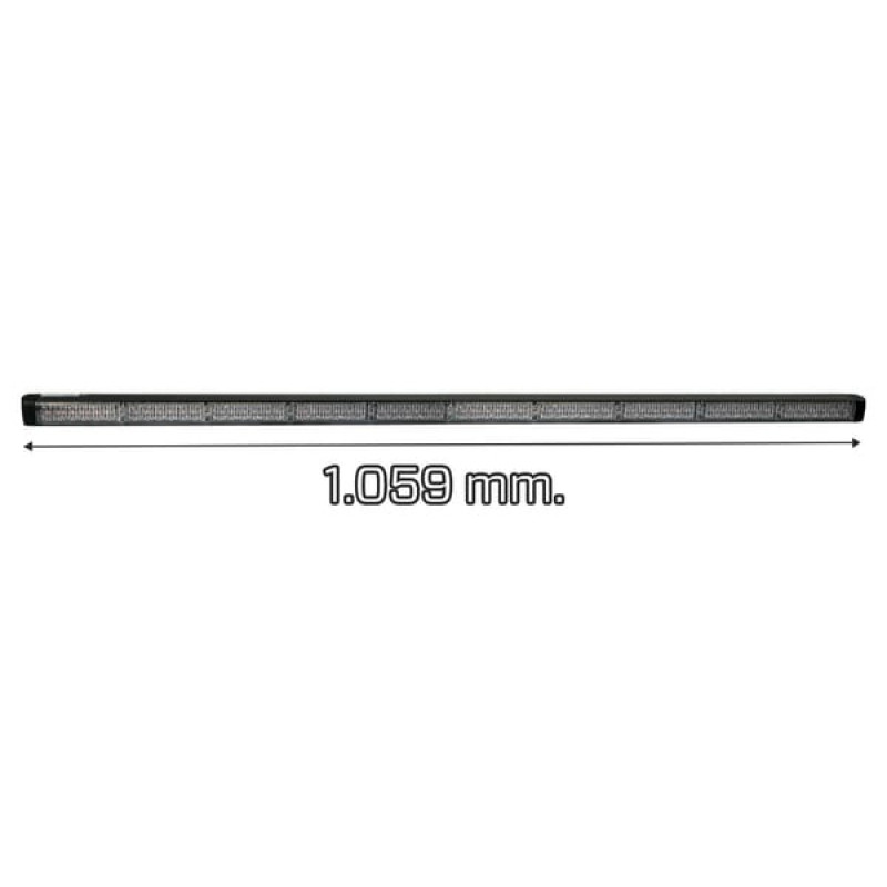 Kramp Gaismas stienis, 12/24V, dzintars, pieskrūvēts, 1059x32x53mm, Multiflash, 10x6 LED, 1603140737KR