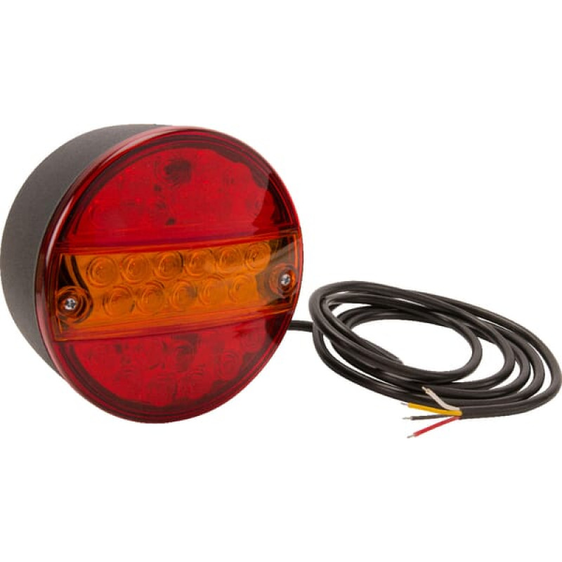 Kramp Multifunction rear light LED, round, 24V, 142mm, LA40043