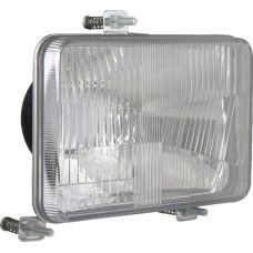 Kramp Headlight Halogen, rectangular, 12/24V, 168x106mm, LA80169