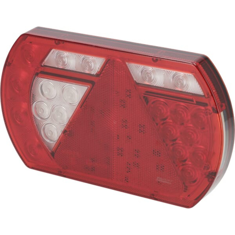 Kramp Multifunction rear LH light LED, 12V, 236x140x24.3mm, Bayonet 5-pin, L26060P5LH1