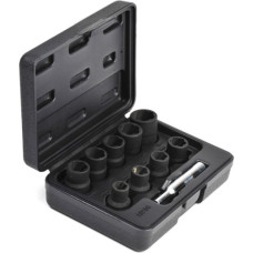 Kamasa Tools Bojāto skrūvju triecienmuc.kompl.12-19mm,9gab 1/2" (K148)