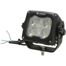 Kramp Darba gaismas LED, 70W, 6000lm, kvadrātveida, 10/45V, balts, 120x110x72mm, Apsildāms ar T° sensoru, Plašs applūdums, 4 LED, LA104041