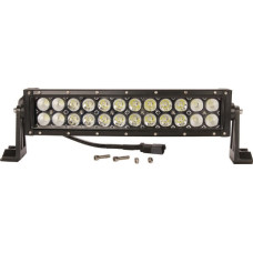 Kramp Darba gaismas josla LED, 72W, 6120lm, taisnstūrveida, 12/24V, balts, 351.6x79.5mm Deutsch spraudnis, Combo, Izliekts, 24 LED, LA10308