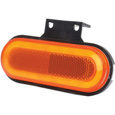 Kramp Gaismas gaisma LED, ar virzienrādītāju, taisnstūrveida, 12-24V, 124x49x20mm, LA30154IND