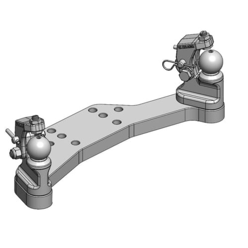 Scharmüller Forced steering K50® R/L with hold-down device for 50-55 mm  00522030A02