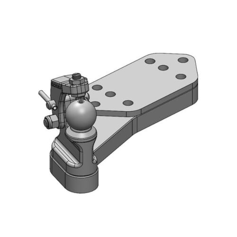 Scharmüller Forced steering K50® L with hold-down device for 40-45 mm  00522010A02