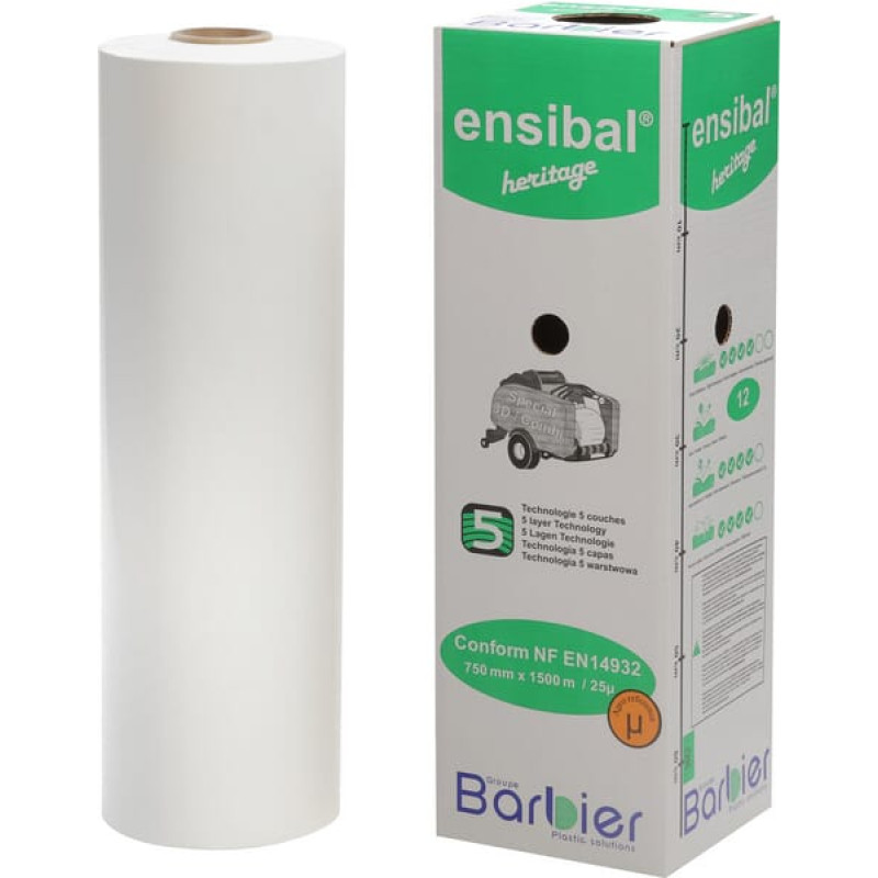 Barbier Hay silage wrap Ensibal, white 500 mm  1598051800