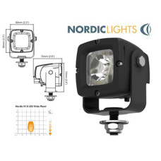 Nordic Lights LED darba lukturis Nordic Lights Capella N10 6w - 1605-980002B