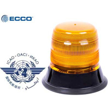 Ecco LED warning light, blue 16w