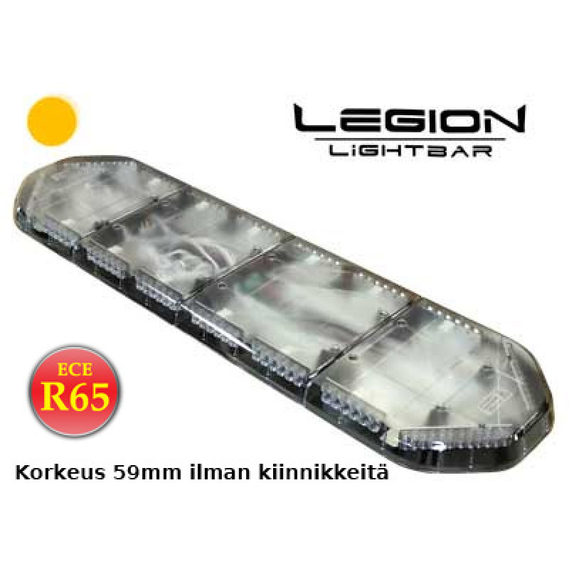 Axixtech LED horizontal signal light, yellow 64.00 x 24.00 x 37.00mm