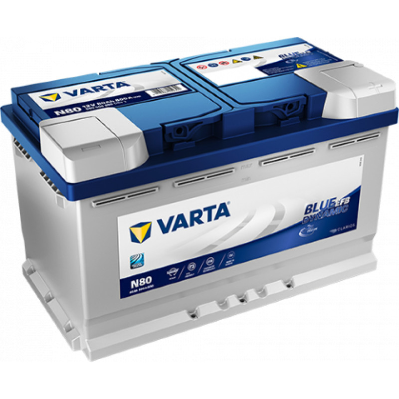 Varta 80Ah 800A Dynamic EFB 315*175*190 -+ B13