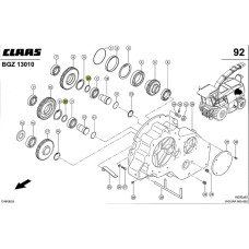 Eu-Gear Producer Gredzens 50x62x3 CLAAS 2381980