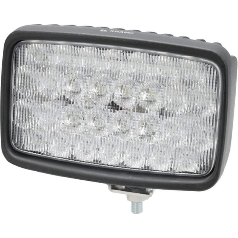 Kramp Darba gaismas LED, 90W, 6000lm, taisnstūrveida, 10-30V, balts, Flood, Deutsch spraudnis, 30 LED, LA104211