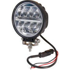 Kramp Darba gaismas diode, 24W, 2272lm, apaļš, 9-36V, 128mm Deutsch spraudnis, Wide flood, 16 LED, LA10097