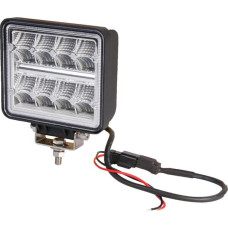 Kramp Darba gaismas LED, 24W, 2272lm, kvadrātveida, 9/36V, 139x48,5x128mm, Deutsch 2-pin, Wide flood, 16 LED, LA10096