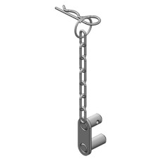 Scharmüller Lock pin with chain 14mm  104839000