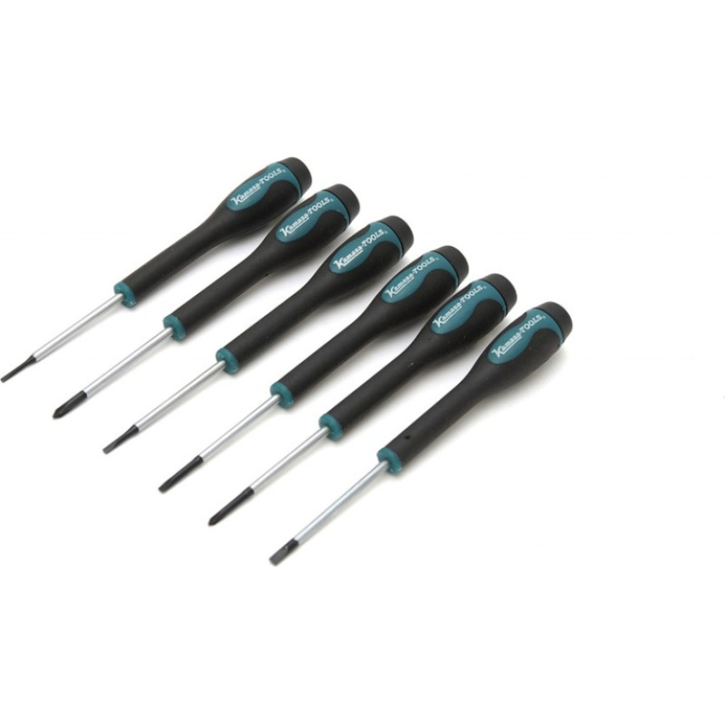 Kamasa Tools Mini skrūvgriežu kompl.6gab (PH00-PH0-1,4-2-2,4-3)