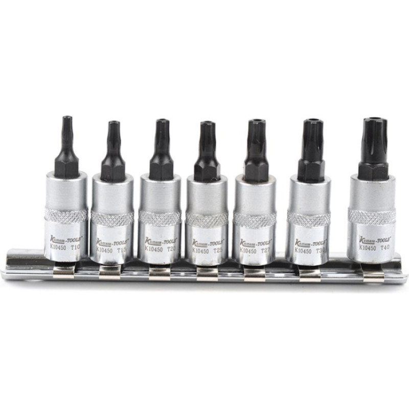 Kamasa Tools Torx uzgaļu komplekts, 7 gab. 1/4''