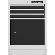 Kamasa Tools Instr. skapis tukšs ar durt. + 3 atv. 676mm pelēks