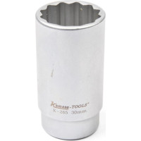 Kamasa Tools 12-kanšu uzgriežņu muciņa 1/2'' 30mm 75mm gara (K265)