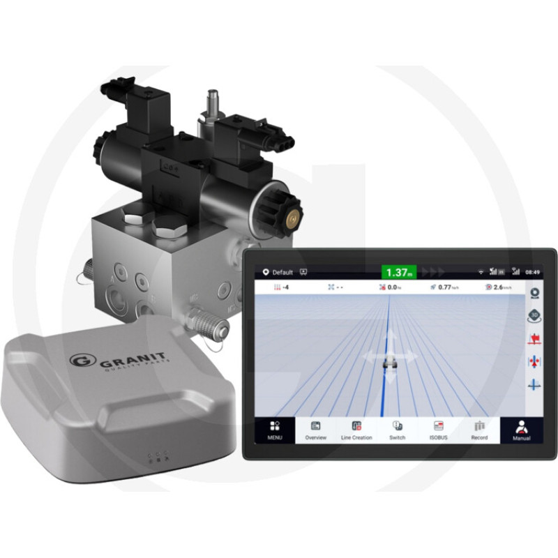 Granit Auto Steering GAD-HL RTK 2.5cm Hydraulic 60L Valve