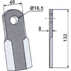 Granit Taisnais nazis 63-NOB-17 Nobili Ferri