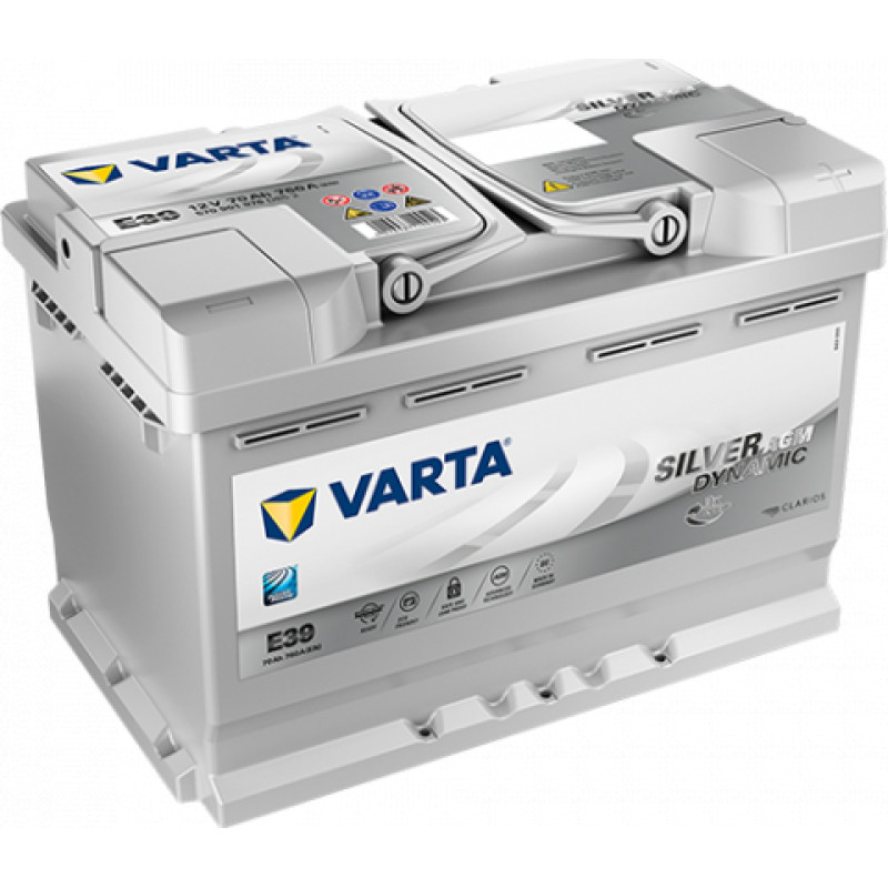 Varta 70Ah 760A Dynamic  AGM  278*175*190 -+ B13