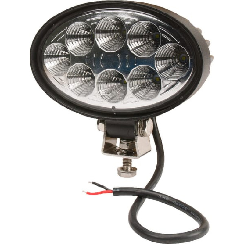 Kramp Darba gaismas LED, 24W, 2240lm, ovāls, 10/30V, 141,5x64,5x90mm, plūdi, 8 LED, LA10058