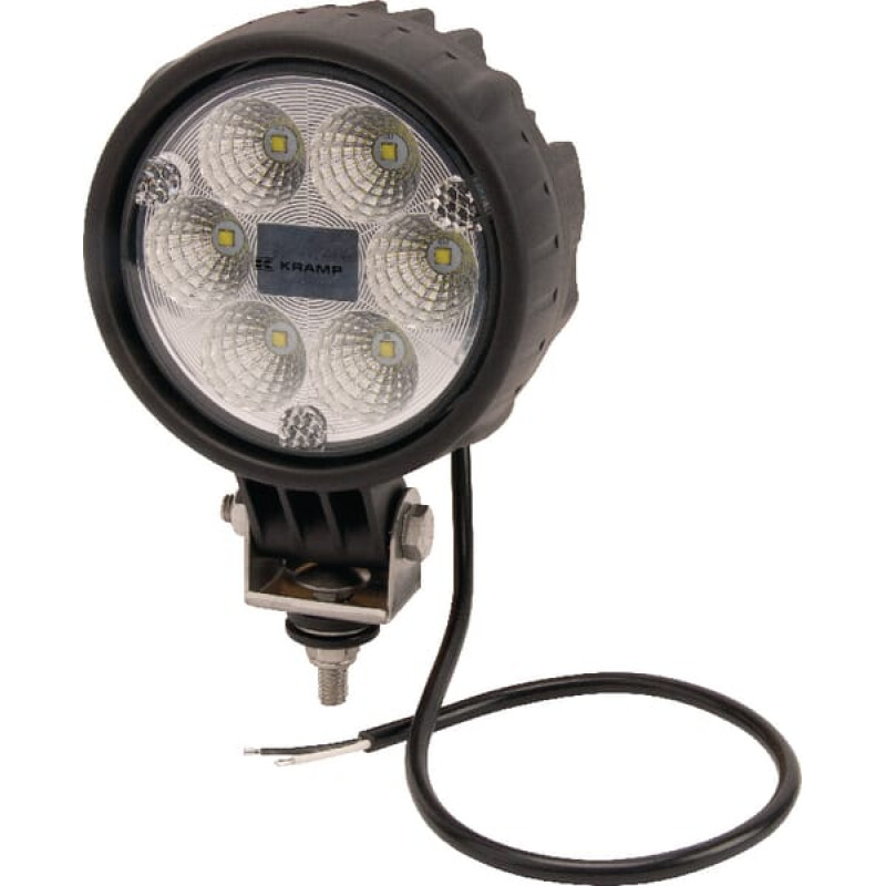 Kramp Darba gaismas LED, 24W, 1500lm, apaļš, 10/30V, 117mm, plūds, 6 LED, LA10009