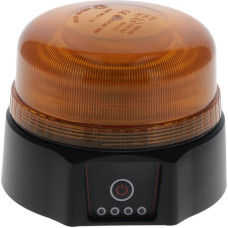 Kramp Beacon LED, rechargeable, remote control, 19W, amber, magnetic, 114 x104mm LA20091