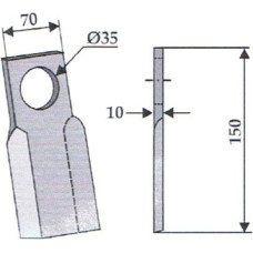Granit Taisnais nazis 63-HER-13R