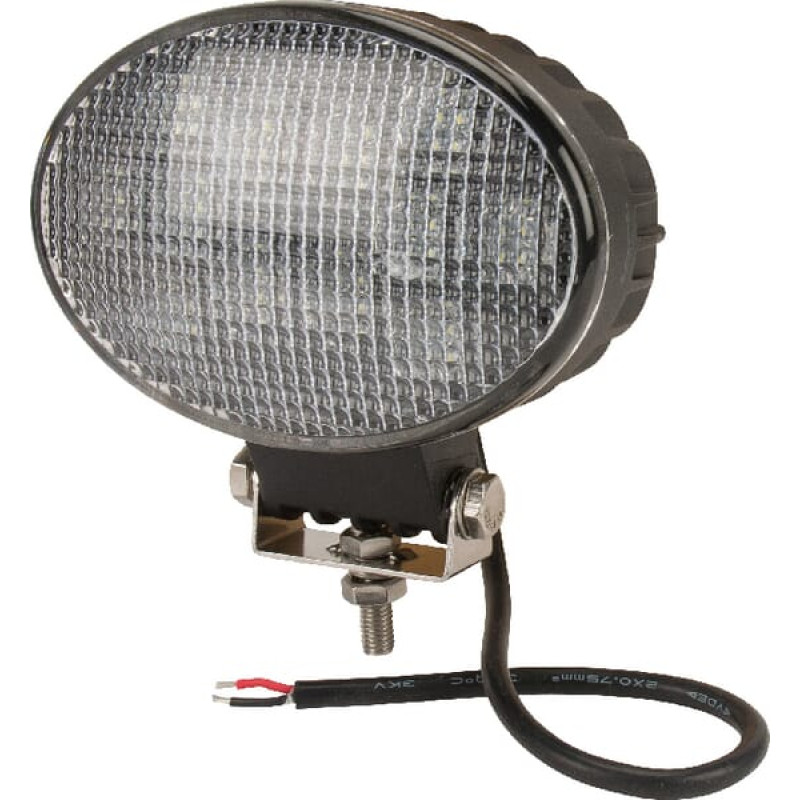 Kramp Work light LED, 36W, 2760lm, oval, 10/30V, 144x85x96mm, Flood, 12 LED's, LA10059