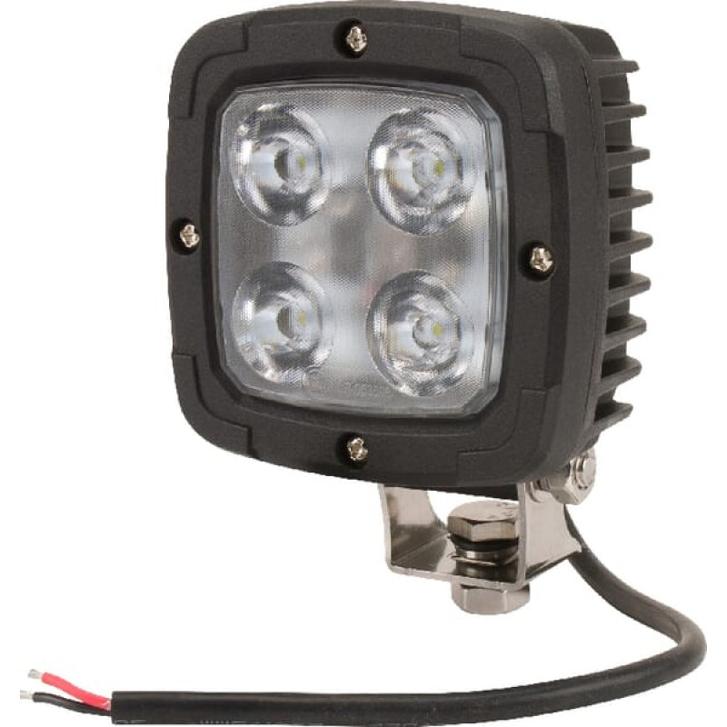 Kramp Darba gaismas LED, 40W, 4000lm, kvadrātveida, 10-30V, 110x63.4x98.5mm, Punktstaru, LA10045