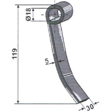 Granit Metāla veserītis 63-ZZZ-45 MA6040077 Kverneland Maletti