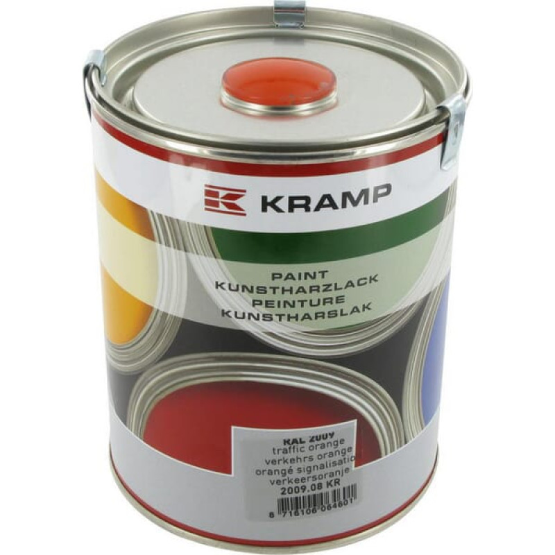 Kramp Krāsa RAL 2009 satiksmes oranža 1L 200908KR