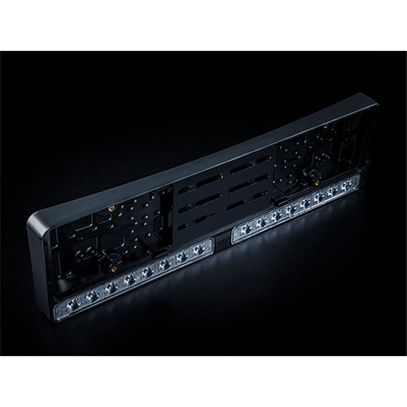 Strands LED high beam headlight with license plate holder Strands NUUK E-LINE DUO E-approved S-809138