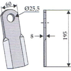 Granit Taisnais nazis 63-SIC-04 Sicma Sovema