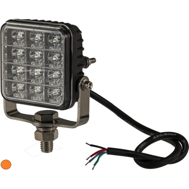 Kramp Brīdinājuma gaismas diode, 10-30V, dzintara, 12 LED, LA20066