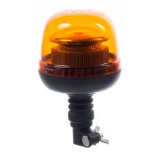 Kramp Warning beacon LED, 24W, 12-24V, amber, flexible pole mount, 128mm x215mm, LA20020