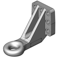 Scharmüller Velkamā cilpa 50mm 110x100 versetzt DIN 9678-2 00652450A02