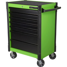 Тележка для инструментов Kamasa Tools, 7 ящиков, светло-зеленая (K10772)