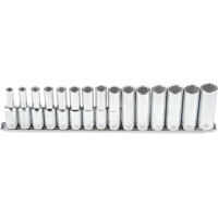 Kamasa Tools 12-kanšu muciņu komplekts 1/2", 5/16-7/8", 15 gab (K24907)