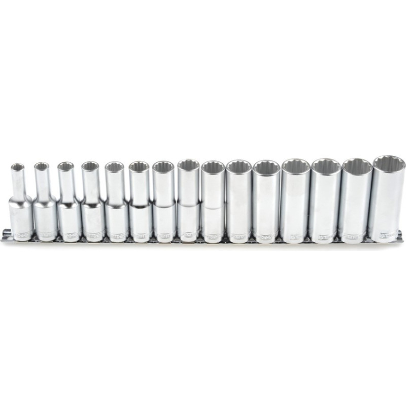 Kamasa Tools 12-kanšu muciņu komplekts 1/2", 5/16-7/8", 15 gab (K24907)