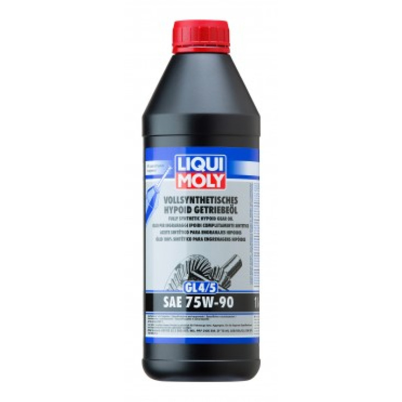 Liqui Moly pilnībā sintētiskā hipoīdo pārnesumu eļļa (GL4/5) 75W-90 1L