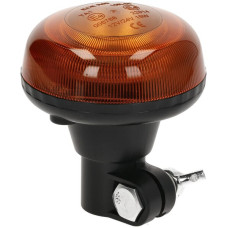 Kramp Beacon LED, low profile, 15W, 12-24V, amber, din pole, 86mm x97mm LA20093