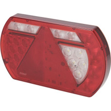 Kramp Daudzfunkcionāls aizmugurējais RH apgaismojums LED, 12V, 236x140x24,3mm, bajonetes 5-pin, L26060P5RH1